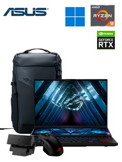 notebook asus gx650rx-lo156w, 16 qhd+ wqxga, amdryzen 9 6900hx 3.3/4.9ghz 32gb ddr5-