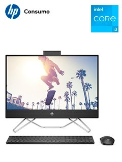 hp all-in-one 24-cb1020la, 23.8 fhd ips, core i3-1215u hasta 4.40ghz, 8gb ddr4-3200 
