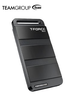 disco duro en estado solido externo teamgroup t-force m200 2tb, usb 3.2 gen 2x2 tipo-
