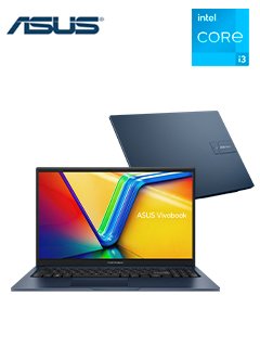 notebook asus x1504va-nj946, 15.6 led fhd 16:9, 60hz, core i3-100u 1.2/4.7ghz, 8gb d