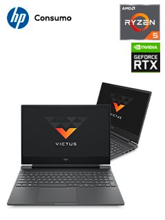 notebook hp victus gaming 15-fb0135la 15.6 fhd ips ryzen 5 5600h 3.3/4.2ghz 8gb ddr4
