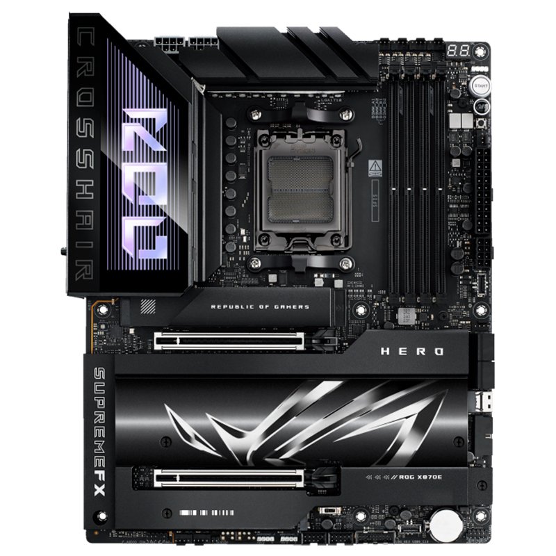 Motherboard ASUS ROG CROSSHAIR X870E HERO, Chipset AMD X870E, Socket AMD AM5, ATX