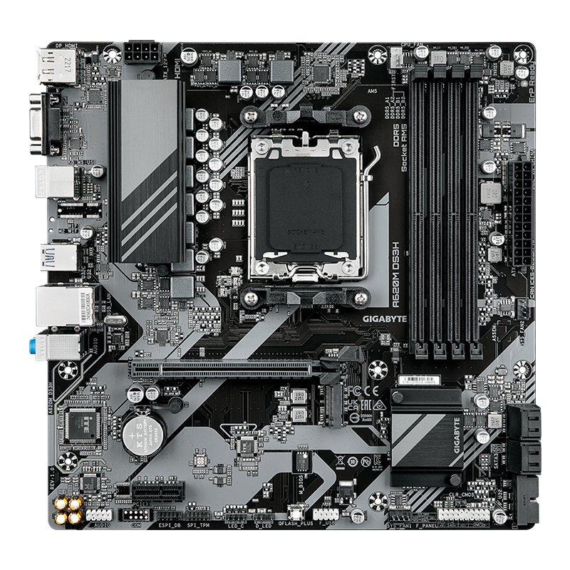 motherboard gigabyte a620m ds3h (rev. 1.0) chipset amd a620, socket am5, micro atx