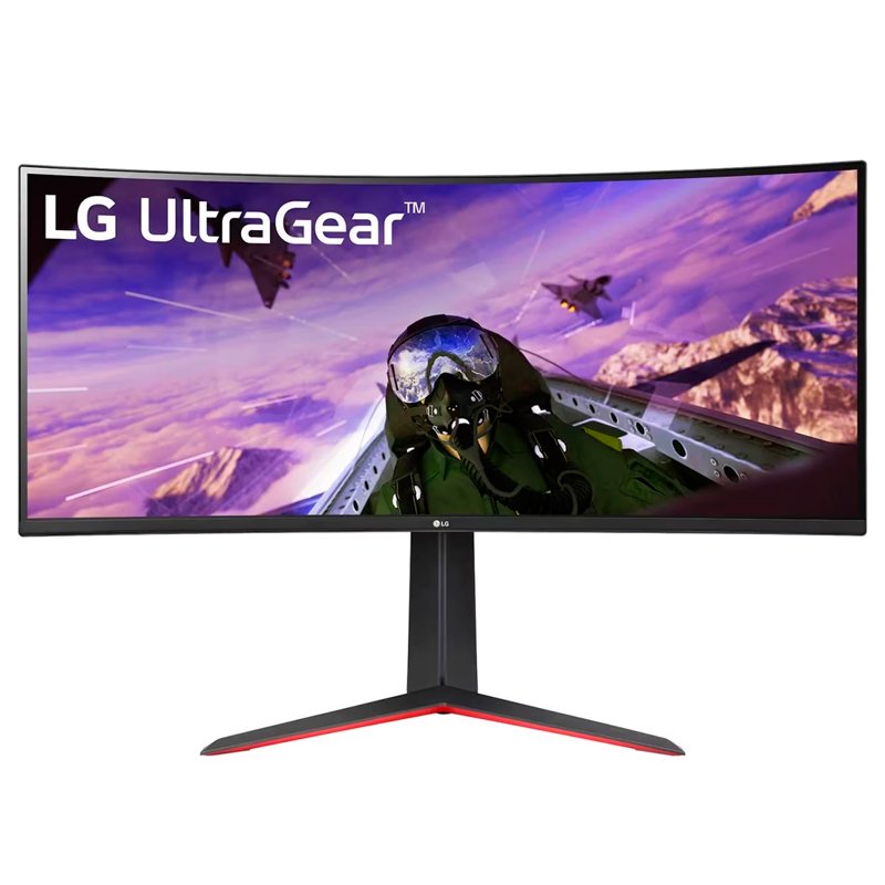 monitor gaming lg ultragear curvo (1800r) 34gp63a-b 34 ultrawide qhd (3440x1440) pan