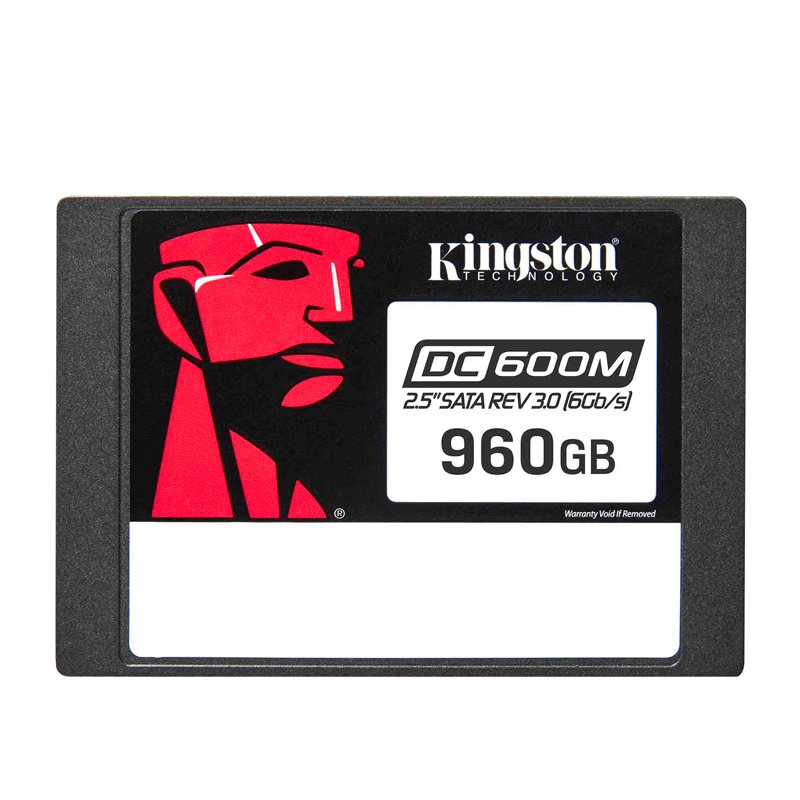 Unidad en estado solido Kingston DC600M 960GB, SATA Rev. 3.0 (6Gb/seg), 2.5"
