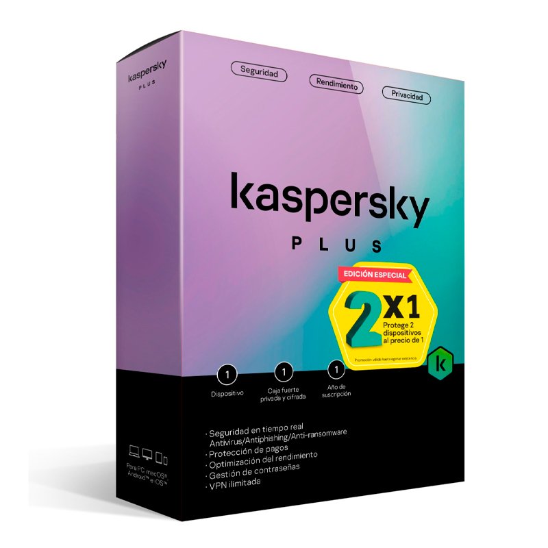 kaspersky plus 1pc 2x1