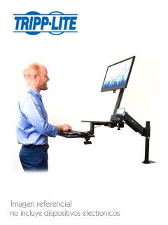estación de trabajo tripp lite wwss1327cp workwise con abrazadera, 13 a 27.ada