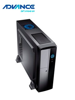 Case ADVANCE ADV1061N, Slim, 350W, Micro-ATX, Negro, USB 3.0, Audio.