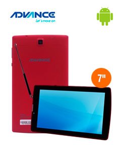 tablet advance prime pr6145, 7 1024x600, android7.0, 3g, dual sim, 8gb, 1gb, dtv: is