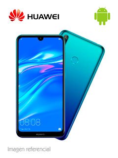 smartphone huawei y7 2019, 6.26 720x1520, android 8.1, lte, dual sim, desbloqueado.