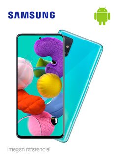 smartphone samsung galaxy a51, 6.5 1080x2400, android 10, lte, dual sim, desbloquead