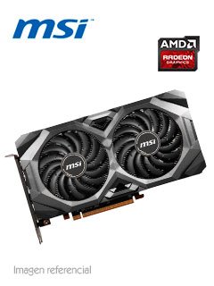 tarjeta de video msi radeon rx 5700 mech oc, 8gb gddr6 256-bit, pci-e 4.0.puerto