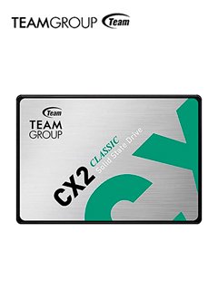 Unidad de estado solido Teamgroup CX2, 1TB, SATA 6.0 Gb/s, 2.5", ECC, DC +5V