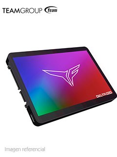 Unidad de estado solido Teamgroup Delta Max, 500GB, SATA 6.0 Gbps, 2.5", 9.5mm.