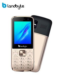 Teléfono celular básico LandByte LT1032, 2.4" QVGA, Dual SIM, Radio FM, Desbloqueado