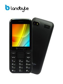 Teléfono celular básico LandByte LT3030, 2.4", Dual SIM, Radio FM, Desbloqueado.