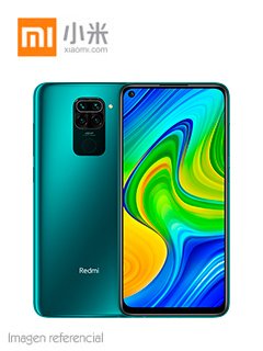 Smartphone Xiaomi Redmi Note 9, 6.53" 2340 x 1080, Android 10, Dual SIM, Desbloqueado.